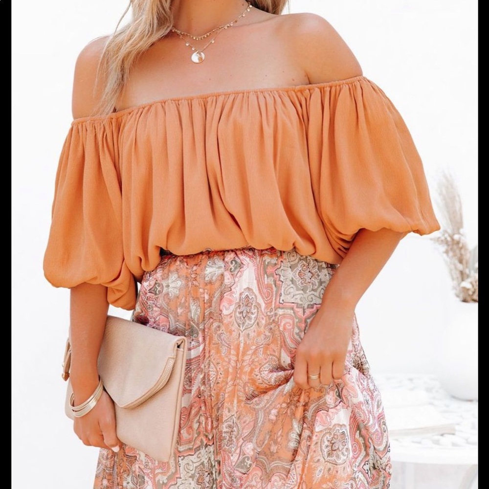 Off the shoulder top